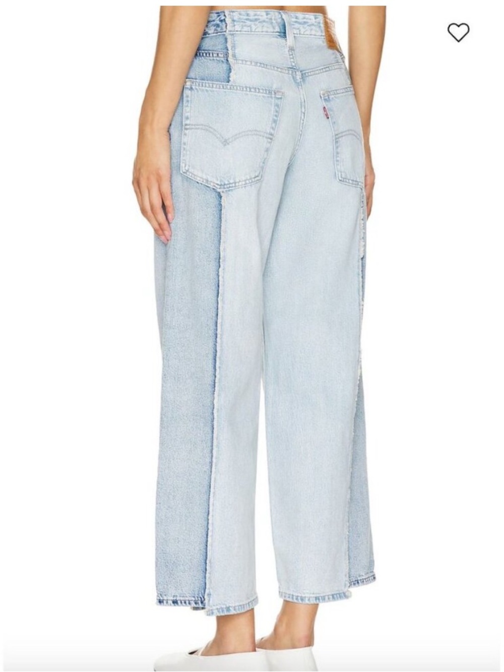 Levi's Baggy Dad Recrafted Straight Jeans 2 Toned Size 26 - Picture 2 of 7